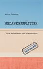 Buchcover GEDANKENSPLITTER