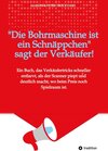 Buchcover Die Bohrmaschine ist ein Schnäppchen, sagt der Verkäufer