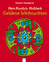 Buchcover Mein Mandala Malblock - Goldene Weihnachten
