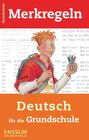 Buchcover Merkregeln Deutsch für die Grundschule