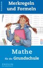 Buchcover Merkregeln und Formeln Mathe für die Grundschule