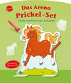 Buchcover Das Arena Prickel-Set. Pferde und Ponys zum Aufstellen