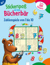 Buchcover Stickerspaß mit dem Bücherbär. Zahlenspiele von 1 bis 10