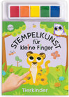 Buchcover Stempelkunst für kleine Finger. Tierkinder