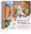 Buchcover Ausmalen mit dem magischen Pinsel. Kleines Einhorn Funkelstern