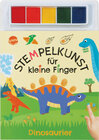 Buchcover Stempelkunst für kleine Finger. Dinosaurier