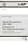 Buchcover Missale Monasteriense 1300-1900