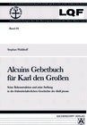 Buchcover Alcuins Gebetbuch für Karl den Großen