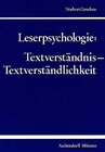 Buchcover Leserpsychologie: Textverständnis - Textverständlichkeit