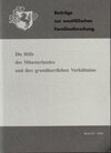 Buchcover Beiträge zur westfälischen Familienforschung