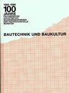Buchcover Bautechnik und Baukultur