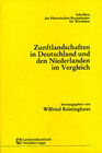 Buchcover Zunftlandschaften in Deutschland und den Niederlanden im Vergleich