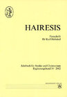 Buchcover Hairesis