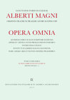Buchcover Alberti Magni opera omnia / Super I Librum Sententiarum Distinctiones 1-3