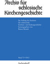 Buchcover Archiv für schlesische Kirchengeschichte, Band 71-2013