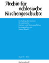 Buchcover Archiv für schlesische Kirchengeschichte, Band 72-2014