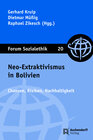 Buchcover Neo-Extraktivismus in Bolivien