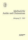 Buchcover Jahrbuch für Antike und Christentum, Band 52-2009
