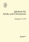 Buchcover Jahrbuch für Antike und Christentum, Band 53-2010