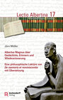 Buchcover Albertus Magnus über Gedächtnis, Erinnern und Wiedererinnerung