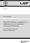 Buchcover Theodulf d’Orléans, compilateur du Supplementum au Sacramentarium Gregorianum Hadrianum