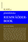 Buchcover Kahls plattdüütske Riemwäöderbook