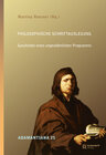 Buchcover Philosophische Schriftauslegung
