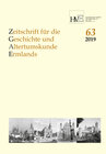 Buchcover Zeitschrift für die Geschichte und Altertumskunde Ermlands, Band 63-2019