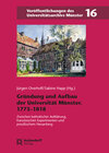 Buchcover Gründung und Aufbau der Universität Münster, 1773–1818