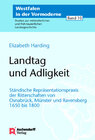 Buchcover Landtag und Adeligkeit