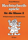 Buchcover Rechtschreibspiele für die Klasse 2