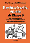 Buchcover Rechtschreibspiele ab Klasse 6