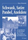 Buchcover Schwank, Satire, Parabel, Anekdote