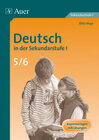 Buchcover Deutsch in der Sekundarstufe I, Klasse 5/6