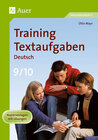 Buchcover Training Textaufgaben Deutsch, Klasse 9/10