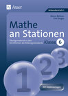Buchcover Mathe an Stationen 6