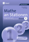 Buchcover Mathe an Stationen 7