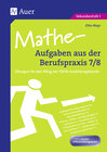 Buchcover Mathe-Aufgaben aus der Berufspraxis,Klasse 7/8