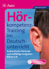 Buchcover Hörkompetenz-Training im Deutschunterricht