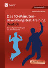 Buchcover Das 10-Minuten-Bewerbungstest-Training Deutsch