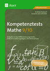 Buchcover Kompetenztests Mathe, Klasse 9/10