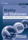 Buchcover Mathe an Stationen, Umgang mit dem Taschenrechner