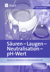 Buchcover Säuren - Laugen - Neutralisation - pH-Wert