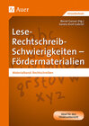 Buchcover Lese-Rechtschreib-Schwierigkeiten - Fördermaterialien