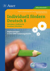 Buchcover Individuell fördern Deutsch 8 Schreiben Erzählen/ Kreatives Schreiben