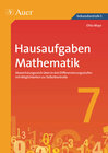 Buchcover Hausaufgaben Mathematik Klasse 7
