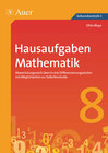 Buchcover Hausaufgaben Mathematik Klasse 8
