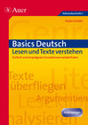 Buchcover Basics Deutsch: Lesen