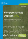 Buchcover Kompetenztests Deutsch, Klasse 9/10