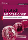 Buchcover Deutsch an Stationen spezial Literaturgeschichte 1